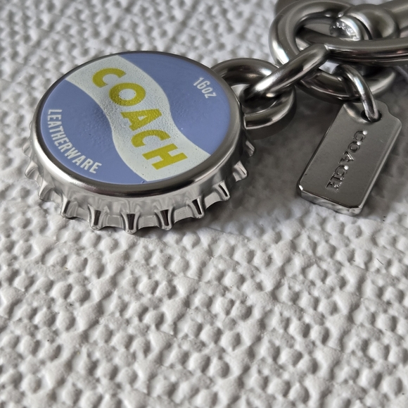 Coach Leatherware Bottlecap Keyfob - Picture 3 of 5